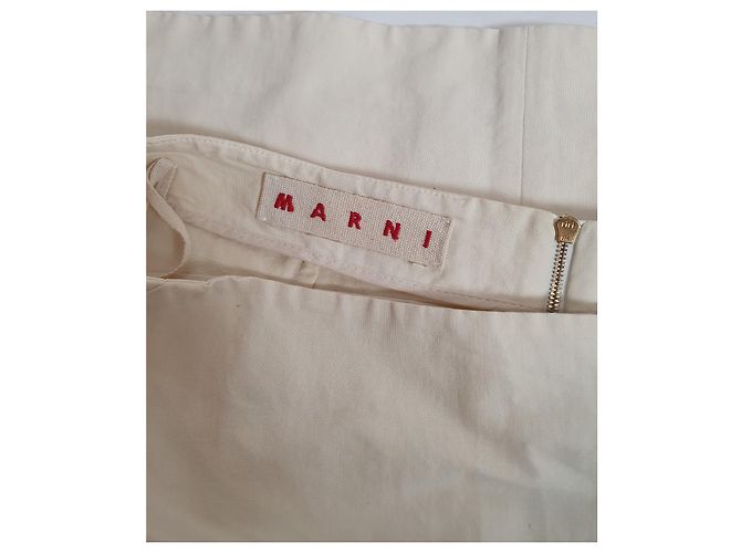 Falda Marni de lino y viscosa Talla 42 - vista 3