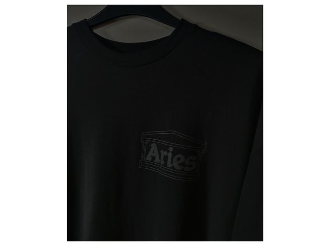 Autre Marque Camiseta Aries de algodão preta Preto - vista 2