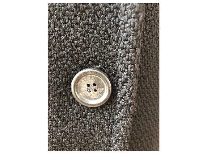 Abrigo de lana Max & Co negro con cuello de pelo sintético - vista 3
