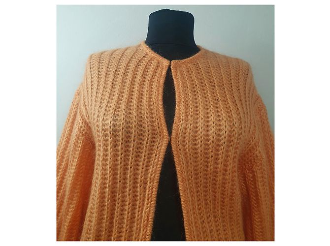 Baum und Pferdgarten Cardigan Orange Mohair - Ansicht 2
