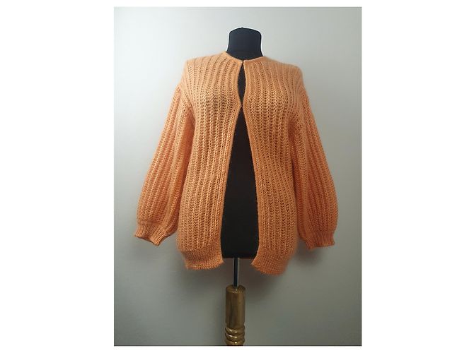 Baum und Pferdgarten Cardigan Orange Mohair - Ansicht 5