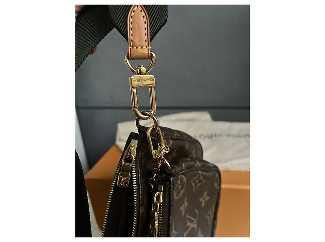 Multi Pochette Louis Vuitton bolsa de accesorios múltiples Castaño - vista 2