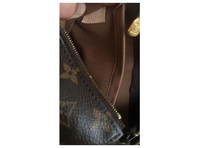 Multi Pochette Louis Vuitton bolsa de accesorios múltiples Castaño - vista 3