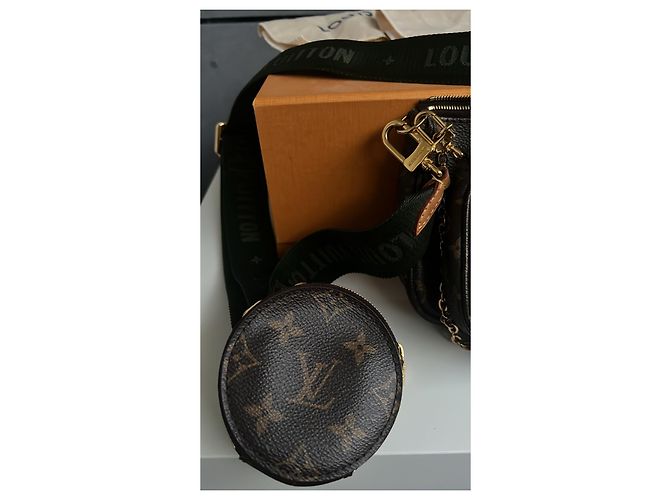 Multi Pochette Louis Vuitton bolsa de accesorios múltiples Castaño - vista 6