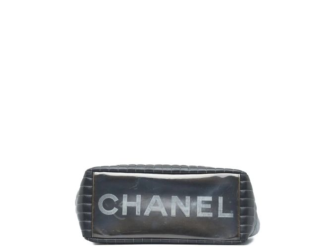 Chanel Borsa tote trapuntata verticale Mademoiselle Nero - vista 4