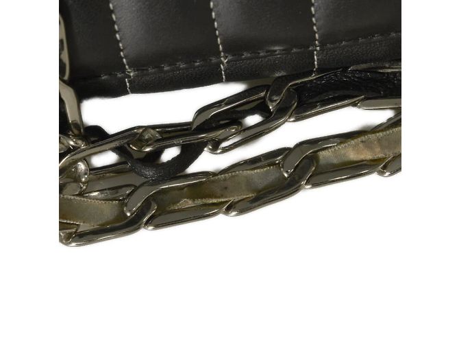 Chanel Borsa tote trapuntata verticale Mademoiselle Nero - vista 5