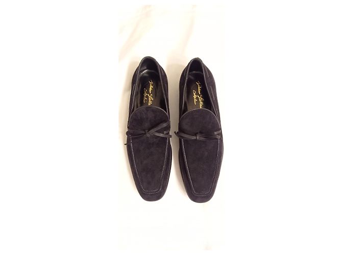 Silvano Lattanzi Pantofola suede nero - vista 6