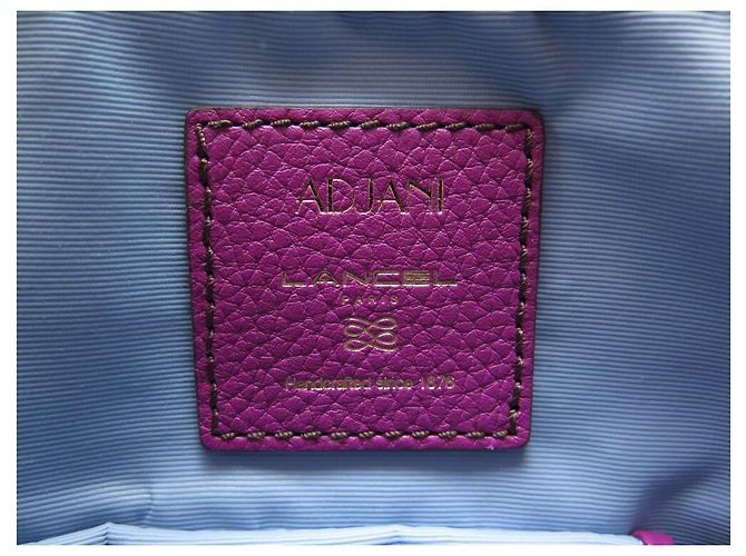 NOVA BOLSA LANCEL ADJANI GM EM COURO SEMENTE FUSHIA BOLSA DE COURO NOVA - vista 11