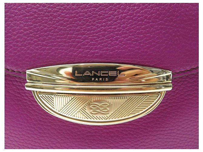 NOVA BOLSA LANCEL ADJANI GM EM COURO SEMENTE FUSHIA BOLSA DE COURO NOVA - vista 5