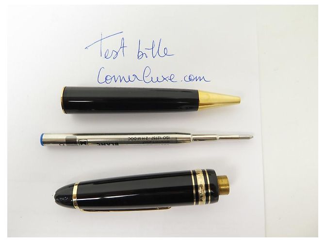 MONTBLANC MEISTERSTUCK PENNA A SFERA LEGRAND ORO MB10456 SCATOLA PER PENNE A SFERA Nero - vista 10