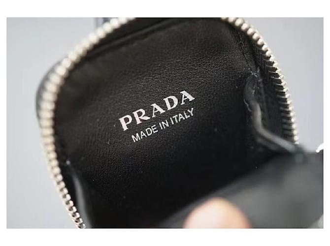 Borsa a tracolla Prada in pelle nera Nero - vista 12