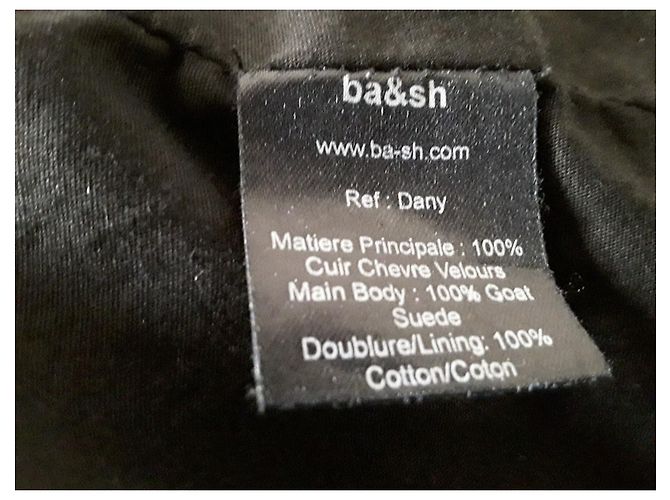 Ba&Sh Perfecto Biker Jacket Chocolate Suede - view 5