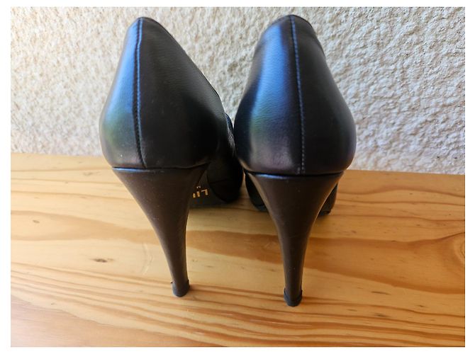 Mocassini Liu.Jo in pelle nera con cristallo Swarovski Nero - vista 5