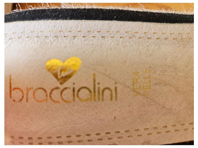 Sabot con zeppa Braccialini P in pelle scamosciata nera Nero - vista 5