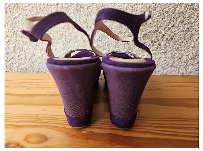 Fornarina Sandalen Dunkelviolett - Ansicht 3