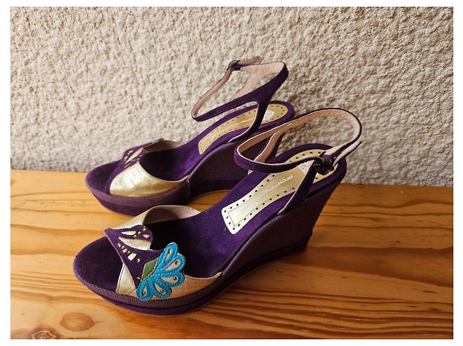 Fornarina Sandalen Dunkelviolett - Ansicht 4