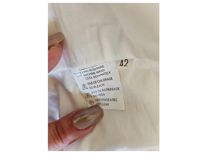 Gabardina Nina Ricci blanca Blanco - vista 3