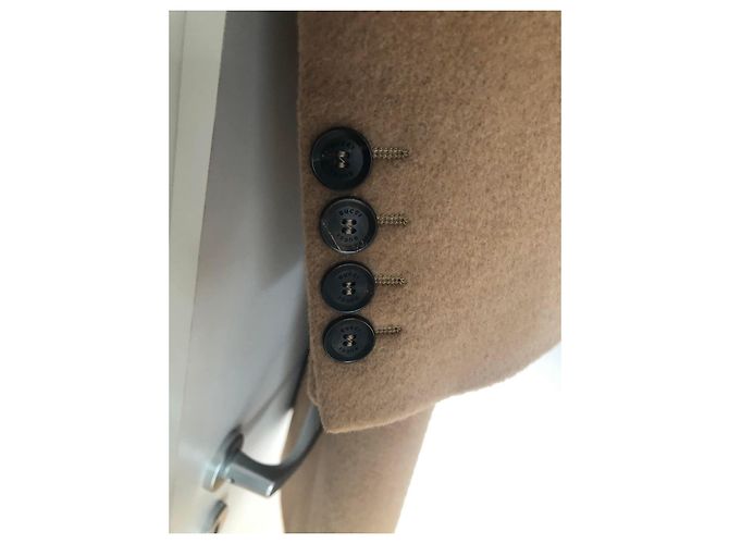 Cappotto Gucci Camel Marrone - vista 4