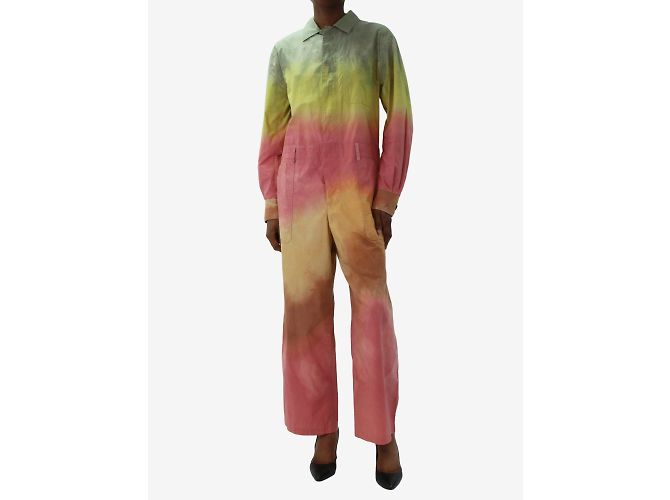 Christian Dior Multicoloured dyed jumpsuit - size UK 6 - view 2