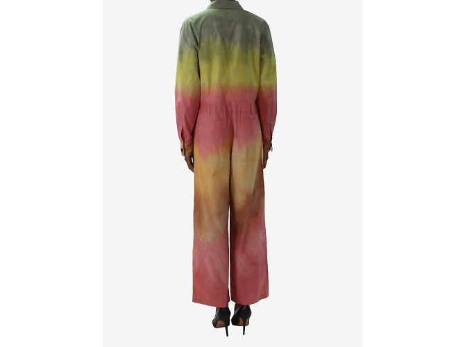 Christian Dior Multicoloured dyed jumpsuit - size UK 6 - view 3
