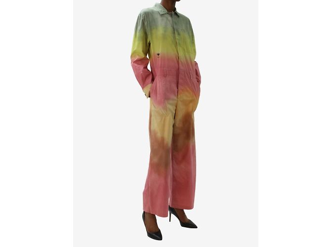 Christian Dior Multicoloured dyed jumpsuit - size UK 6 - view 4