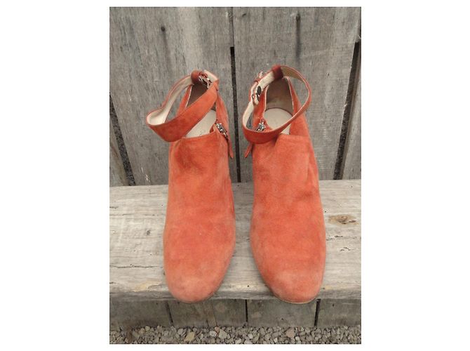 botas bajas Chloé p 38,5 Naranja - vista 3