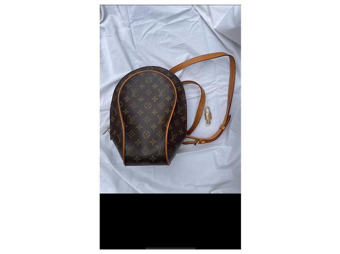 Louis Vuitton Zaino Ellipse Monogram Marrone - vista 3
