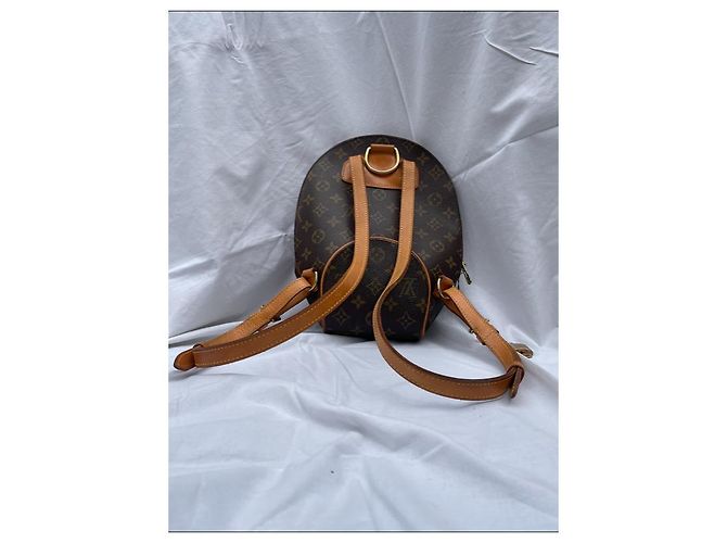 Louis Vuitton Zaino Ellipse Monogram Marrone - vista 4