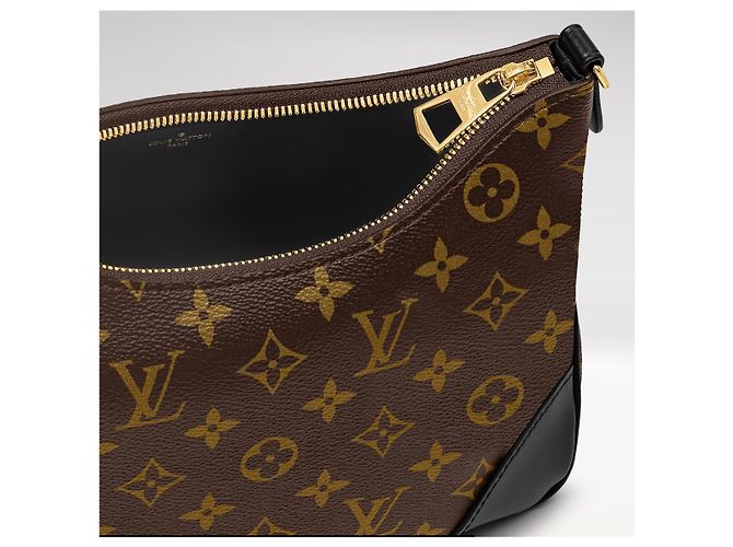 Borsa a mano Louis Vuitton Boulogne Marrone Tela - vista 3
