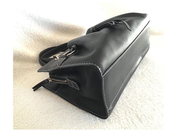 Borsa a mano Lancel in pelle nera Nero - vista 10