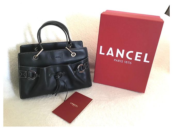 Borsa a mano Lancel in pelle nera Nero - vista 2