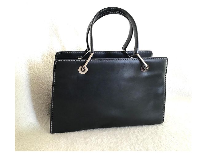 Borsa a mano Lancel in pelle nera Nero - vista 3