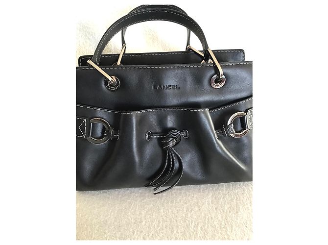 Borsa a mano Lancel in pelle nera Nero - vista 4