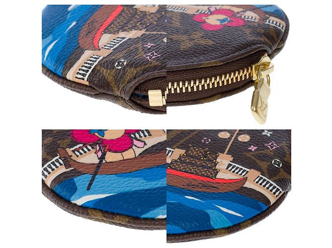 Vivienne LOUIS VUITTON Accessoire aus braunem Canvas - 101336 - Ansicht 8