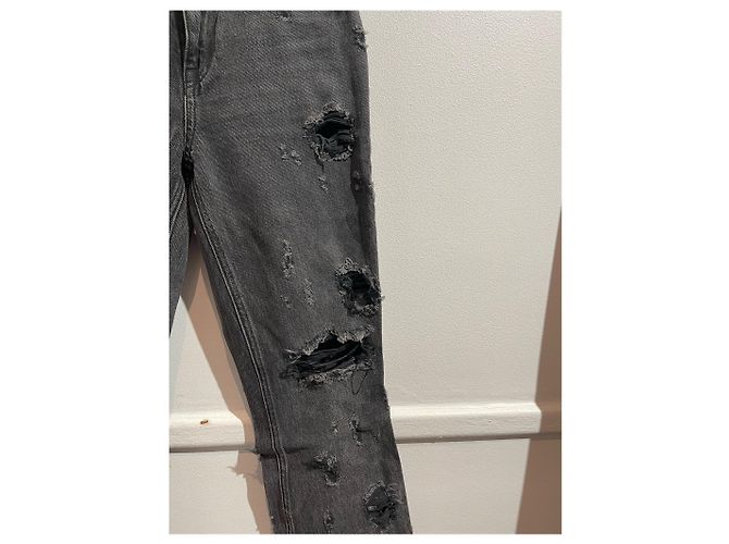 Jeans ALEXANDER WANG T.US 25 Cotone Nero - vista 2