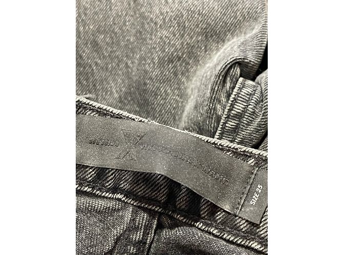 Jeans ALEXANDER WANG T.US 25 Cotone Nero - vista 4