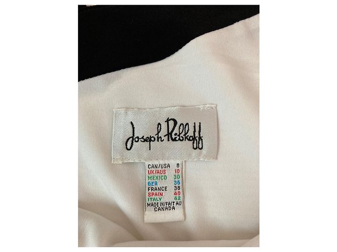 Joseph Ribkoff Cocktail oder Hochzeitskleid Eggshell Viskose Aus weiß - Ansicht 2