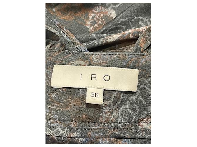 Faldas IRO T.FR 36 Seda Gris - vista 3