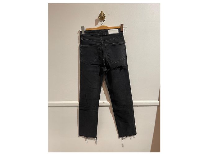 Jeans RE/DONE T.US 25 Cotone Nero - vista 2