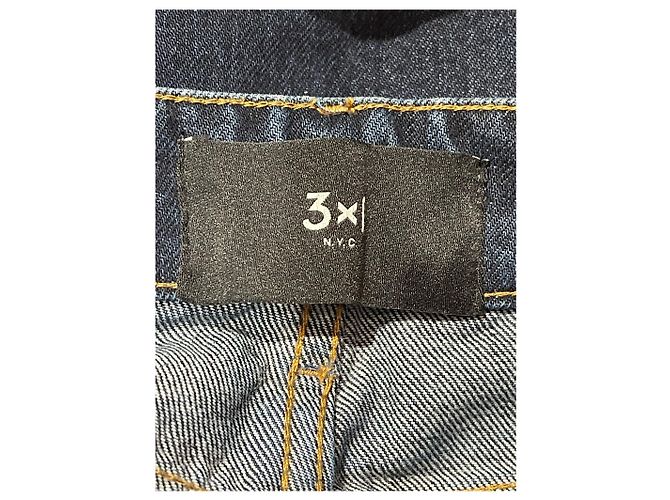 Autre Marque Jeans 3X1 T.US 29 Cotone Blu - vista 4