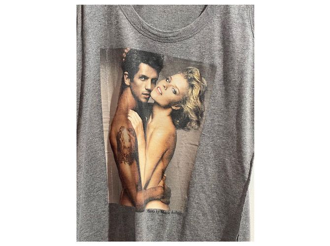 DOLCE & GABBANA Tops T.Internacional M Algodón Gris - vista 2