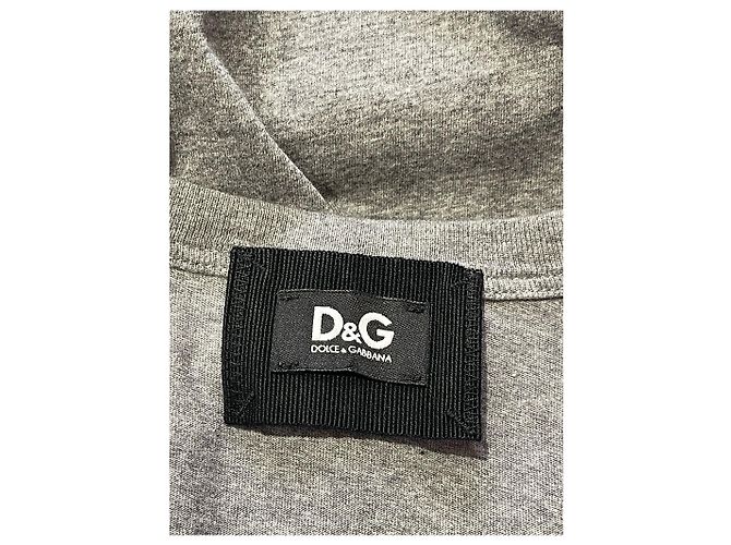 DOLCE & GABBANA Tops T.Internacional M Algodón Gris - vista 4