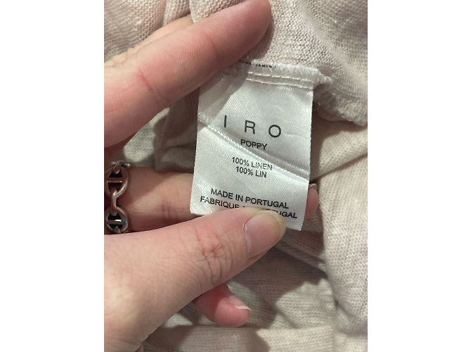 IRO Tops T.International S Lino Rosa - vista 5