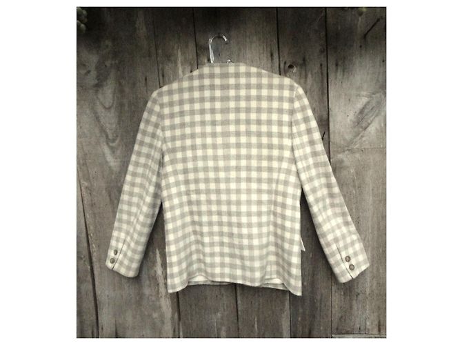 Autre Marque Chaqueta vintage 80Carole Richard t 40 Beige - vista 5
