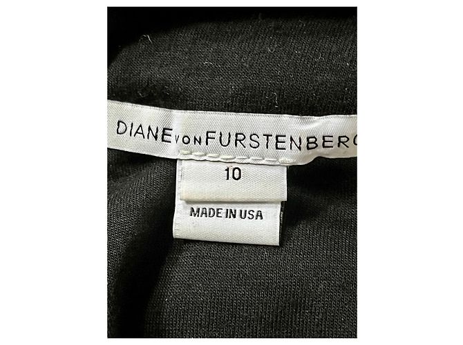 Diane Von Furstenberg DvF schwarzes Zarita Langes Spitzenkleid - Ansicht 7