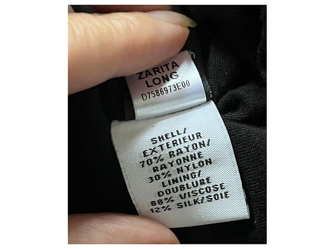 Diane Von Furstenberg DvF schwarzes Zarita Langes Spitzenkleid - Ansicht 8