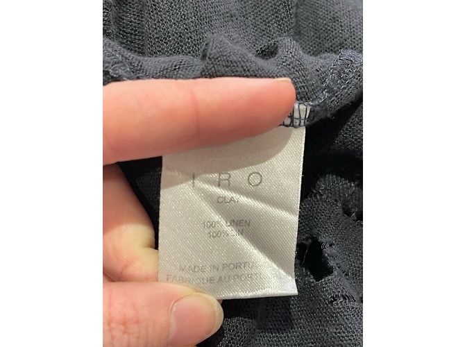 IRO Tops T.International S Lino Gris - vista 5