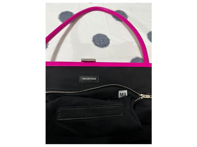 Borsa a mano Balenciaga Cloud in pelle fucsia Fuschia - vista 6