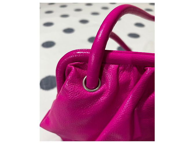 Borsa a mano Balenciaga Cloud in pelle fucsia Fuschia - vista 7