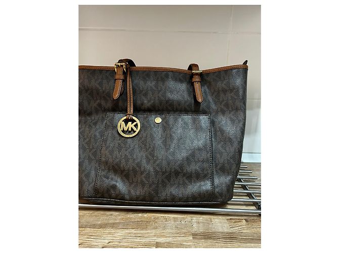Michael Kors Jet Set Tote Bag Schokolade - Ansicht 6